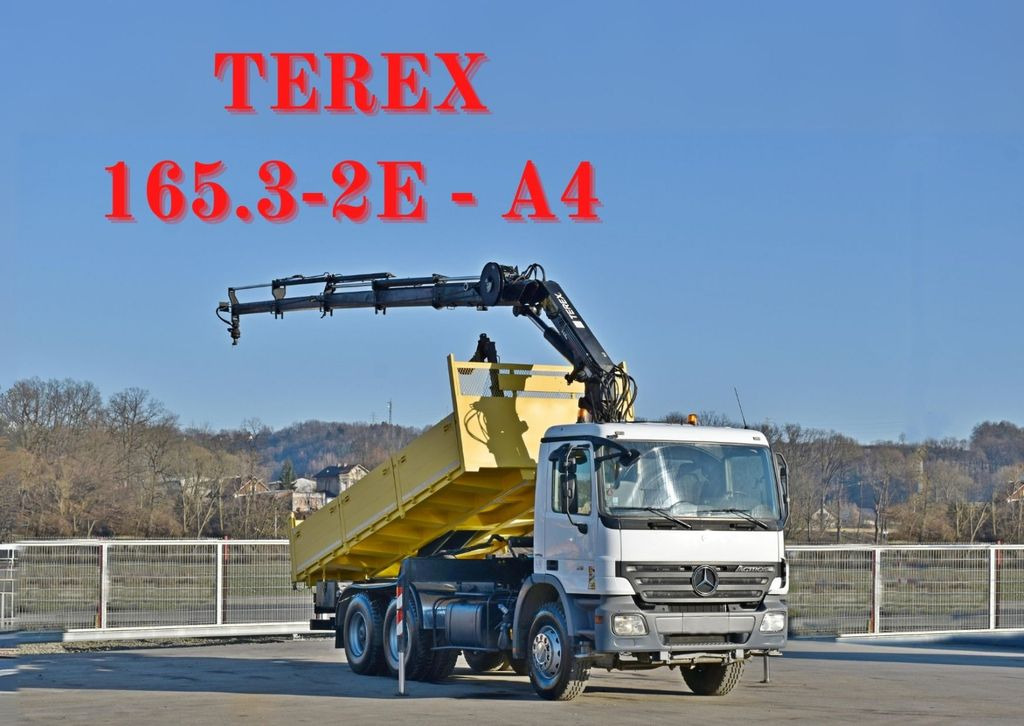 Mercedes-Benz ACTROS 2636 * TEREX 165.2E - A4 + FUNK/6x4 - Автоманипулятор, Самосвал: фото 1 Mercedes-Benz ACTROS 2636 * TEREX 165.2E - A4 + FUNK/6x4 - Автоманипулятор, Самосвал: фото 1
