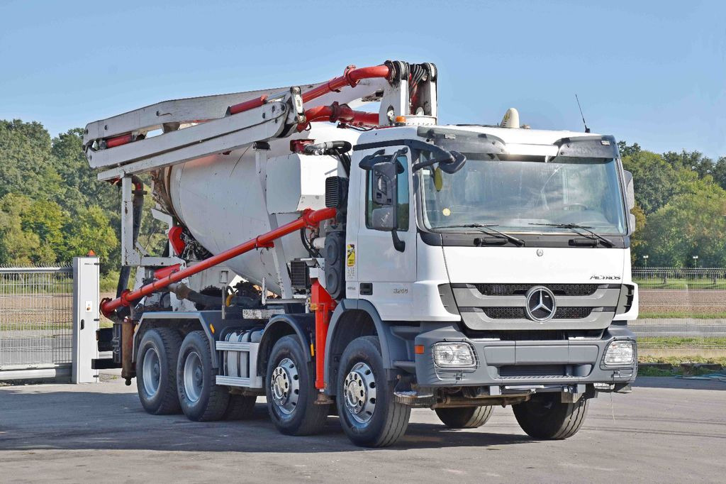 Mercedes-Benz ACTROS 3244 * Betonpumpe 24 m + FUNK * 8x4 * TOP  - Автобетононасос: фото 1