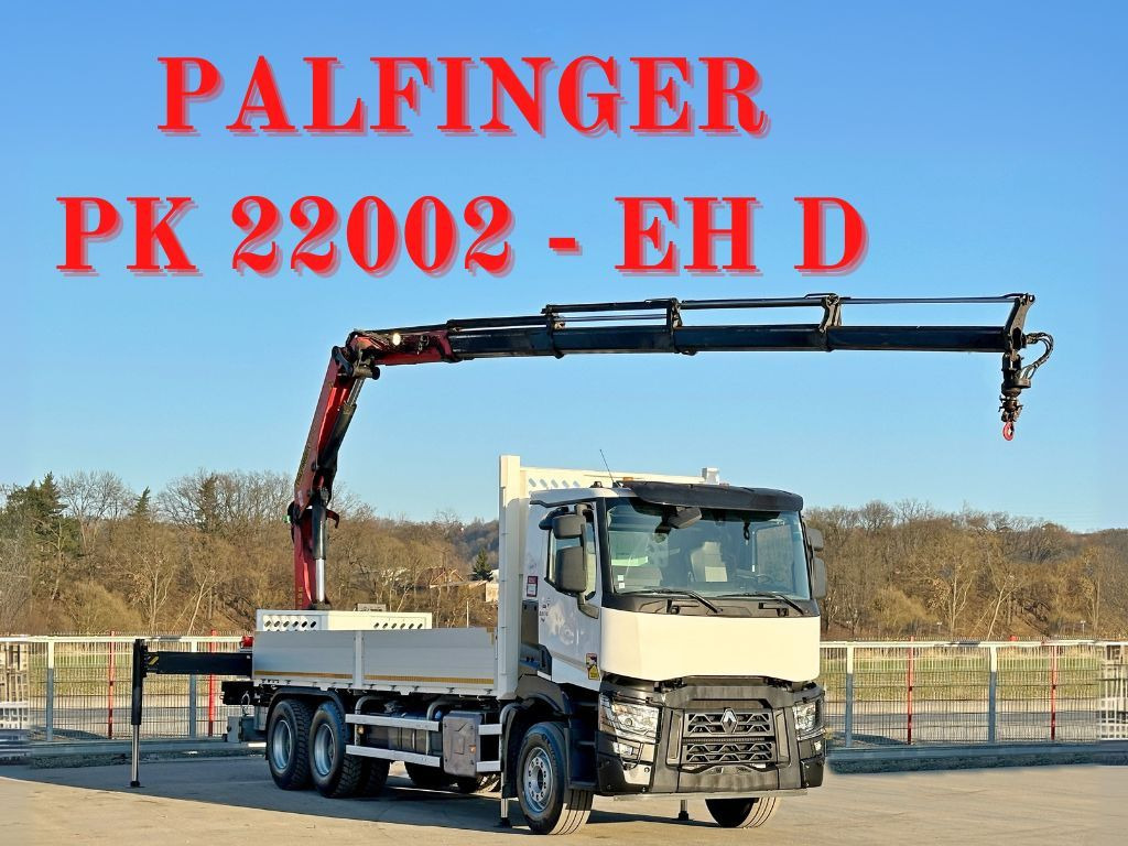 Renault C 380 *PRITSCHE 6,80m * PK 20001 - KC + FUNK*6x4 - Автоманипулятор, Грузовик бортовой/ Платформа: фото 1 Renault C 380 *PRITSCHE 6,80m * PK 20001 - KC + FUNK*6x4 - Автоманипулятор, Грузовик бортовой/ Платформа: фото 1