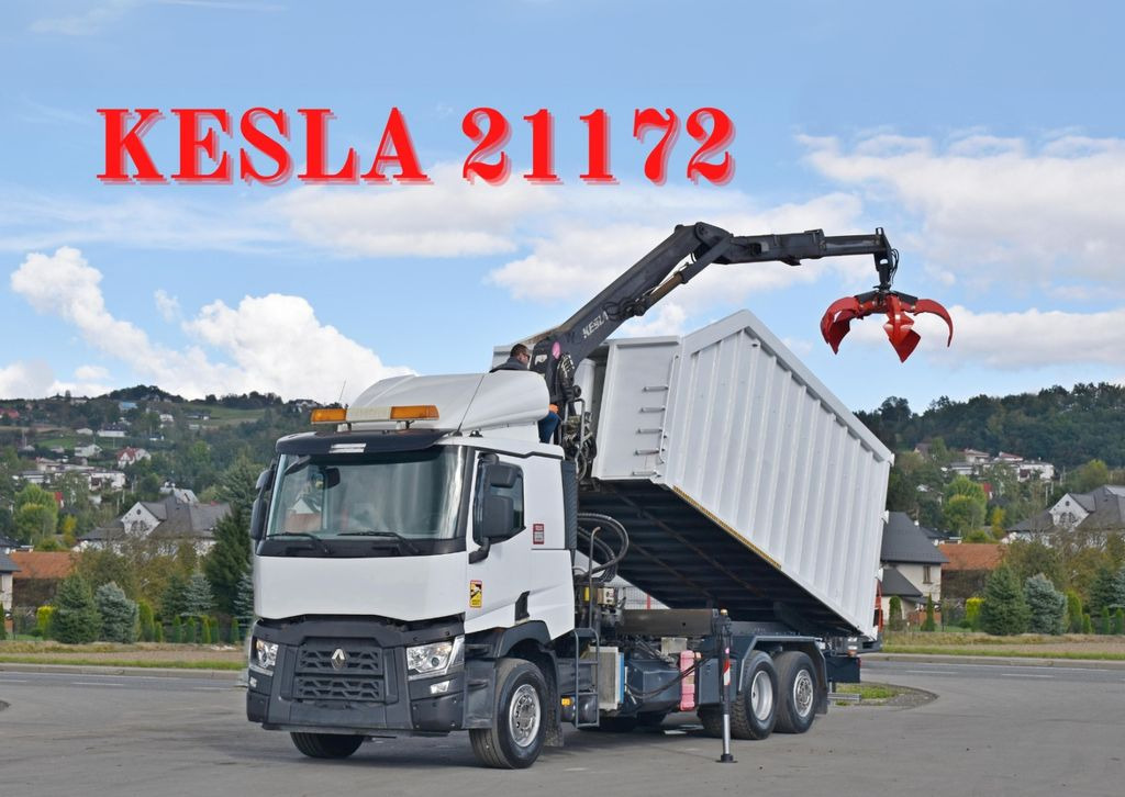 Renault C460* ABROLLKIPPER *KESLA 21172 * TOPZUSTAND - Крюковой мультилифт, Автоманипулятор: фото 1 Renault C460* ABROLLKIPPER *KESLA 21172 * TOPZUSTAND - Крюковой мультилифт, Автоманипулятор: фото 1