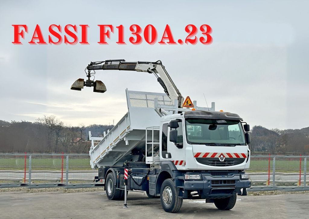 Renault KERAX 370* KIPPER 4,70m * FASSI F130A.23 + FUNK - Самосвал, Автоманипулятор: фото 1 Renault KERAX 370* KIPPER 4,70m * FASSI F130A.23 + FUNK - Самосвал, Автоманипулятор: фото 1