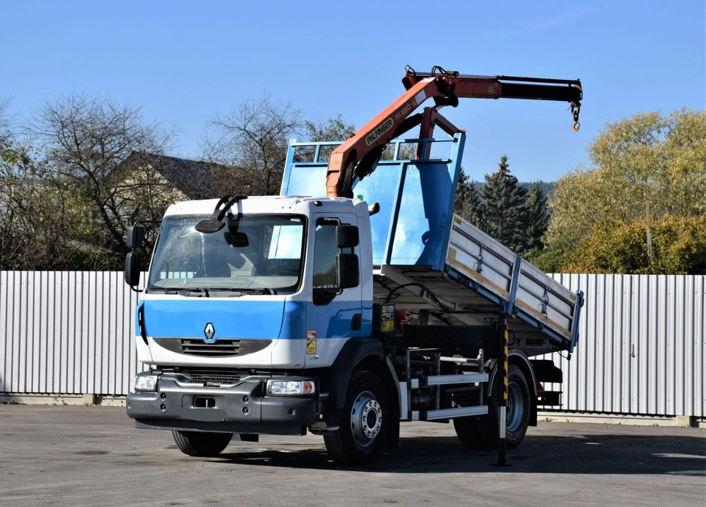Renault MIDLUM 270 DXI *TIPPER 3,50m *PK 8501-K/FUNK - Самосвал, Автоманипулятор: фото 1 Renault MIDLUM 270 DXI *TIPPER 3,50m *PK 8501-K/FUNK - Самосвал, Автоманипулятор: фото 1