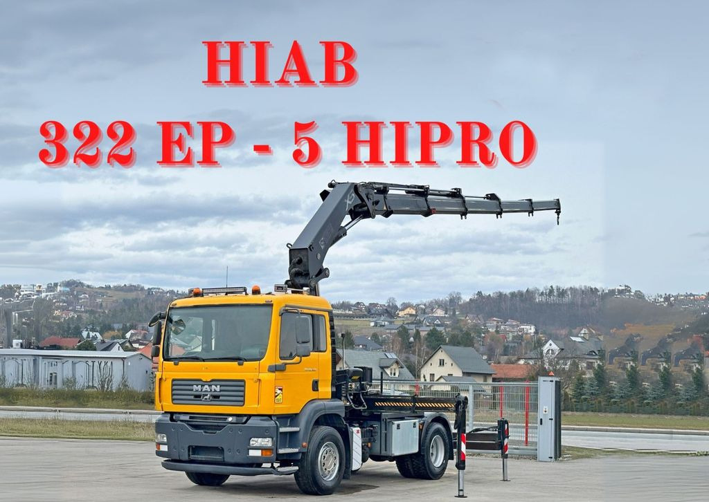 MAN TGA 18.400 + HIAB 322 EP - 5 HIPRO + FUNK* TOP - Тягач: фото 1 MAN TGA 18.400 + HIAB 322 EP - 5 HIPRO + FUNK* TOP - Тягач: фото 1