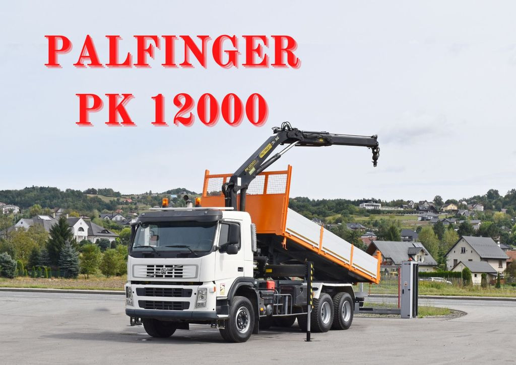 Volvo FM 380 Kipper 6,20 m * PK 12000 * FUNK*6x4  - Самосвал, Автоманипулятор: фото 1
