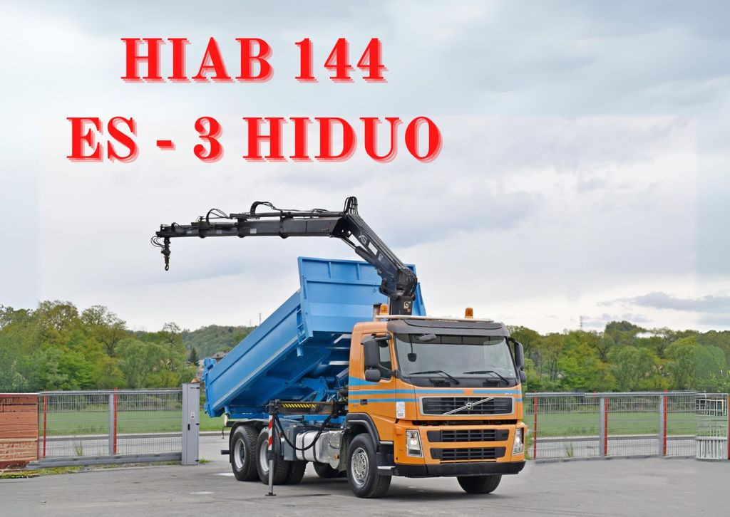Volvo FM 400 Kipper 5,20m*HIAB 144 ES-3 HIDUO/FUNK*6x4 - Автоманипулятор, Самосвал: фото 1 Volvo FM 400 Kipper 5,20m*HIAB 144 ES-3 HIDUO/FUNK*6x4 - Автоманипулятор, Самосвал: фото 1