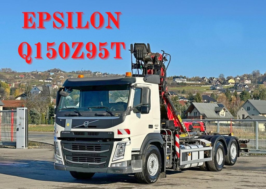 Volvo FM 460 * Abrollkipper + EPSILON Q150Z95T + FUNK  - Крюковой мультилифт: фото 1