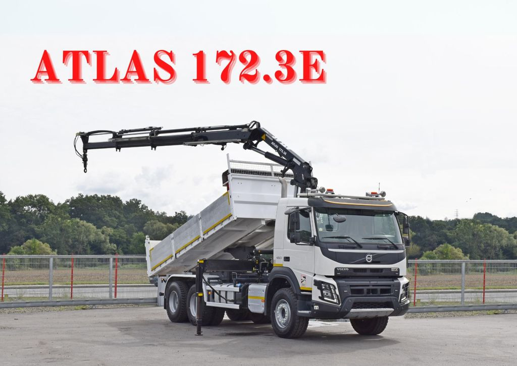 Volvo FMX 460 Kipper 5,40m *ATLAS 172.3E/FUNK *6x4 - Автоманипулятор, Самосвал: фото 1 Volvo FMX 460 Kipper 5,40m *ATLAS 172.3E/FUNK *6x4 - Автоманипулятор, Самосвал: фото 1