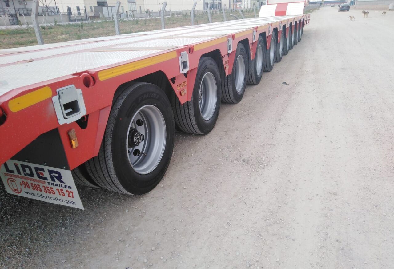 LIDER 2025 model 150 Tons capacity Lowbed semi trailer в лизинг LIDER 2025 model 150 Tons capacity Lowbed semi trailer: фото 10