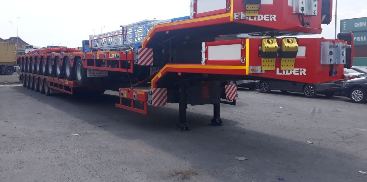 LIDER 2025 model 150 Tons capacity Lowbed semi trailer в лизинг LIDER 2025 model 150 Tons capacity Lowbed semi trailer: фото 21