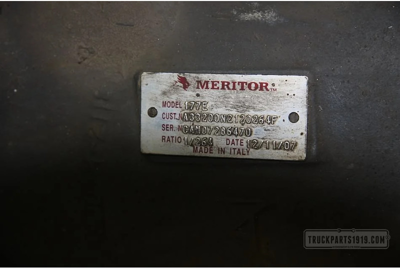 Meritor Axle & Steering Parts Iveco Stralis Achteras Used - Ось и запчасти для Грузовиков: фото 1 Meritor Axle & Steering Parts Iveco Stralis Achteras Used - Ось и запчасти для Грузовиков: фото 1