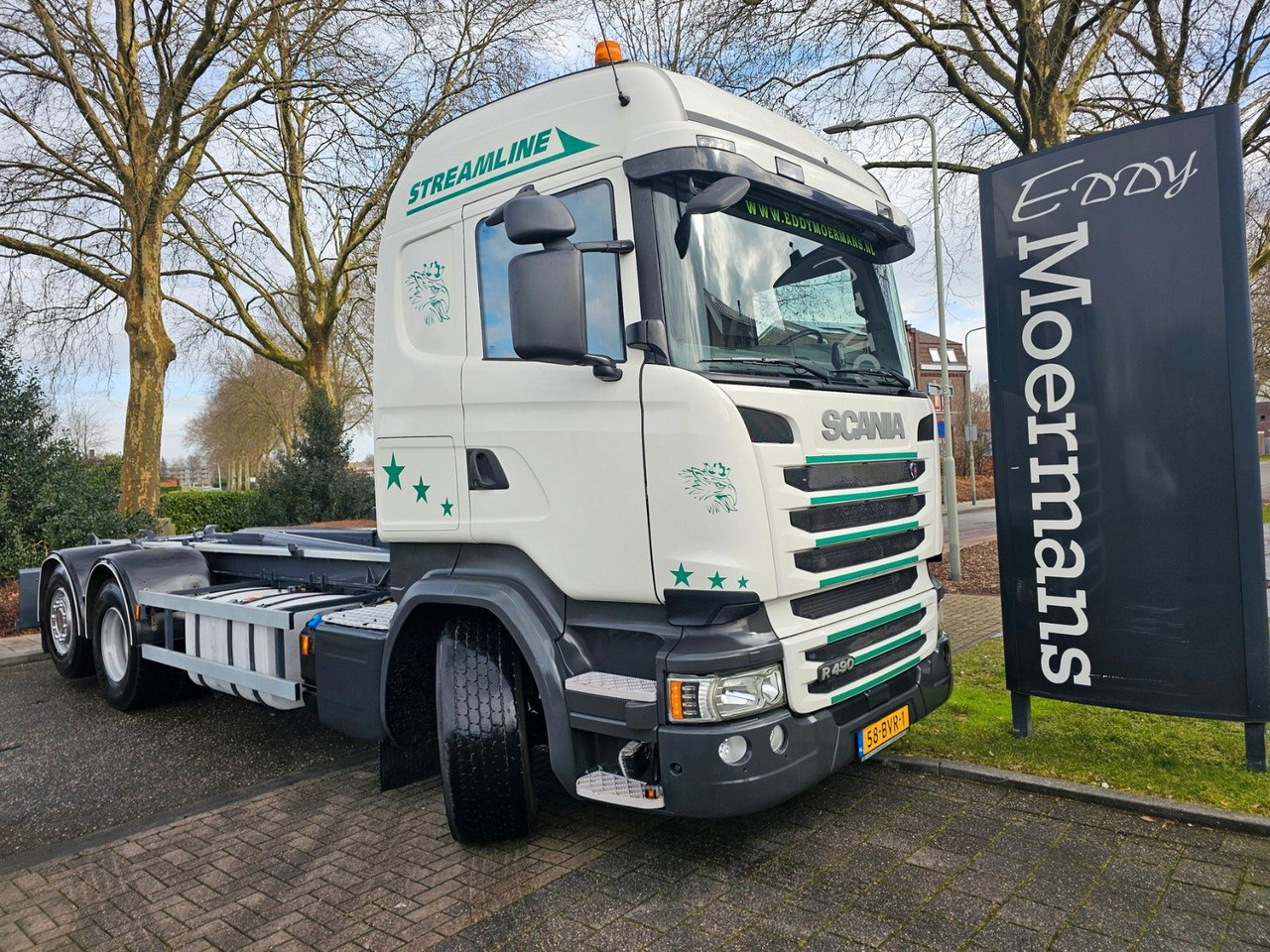 Scania R490 Highline Abrollkipper - Крюковой мультилифт: фото 1 Scania R490 Highline Abrollkipper - Крюковой мультилифт: фото 1