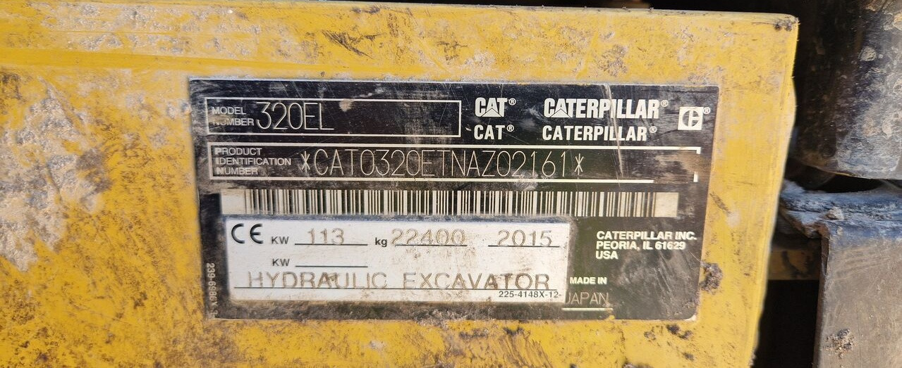 Caterpillar 320EL в лизинг Caterpillar 320EL: фото 11