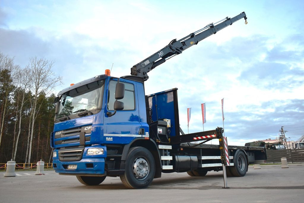 DAF CF 65 4x2 HIAB 144 EURO 5 Cran Kran  - Автоманипулятор, Грузовик бортовой/ Платформа: фото 1