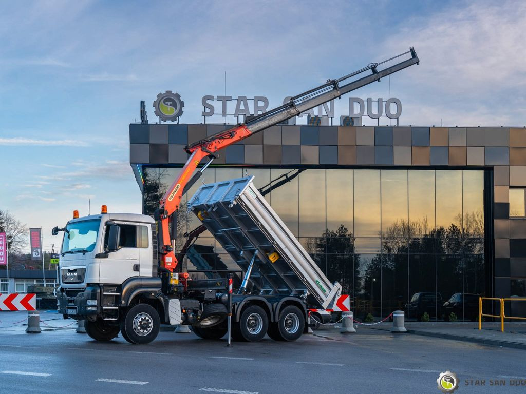 MAN 6x6 TGS 26.360 PALFINGER PK 18002 Kipper KRAN - Автоманипулятор, Самосвал: фото 1 MAN 6x6 TGS 26.360 PALFINGER PK 18002 Kipper KRAN - Автоманипулятор, Самосвал: фото 1