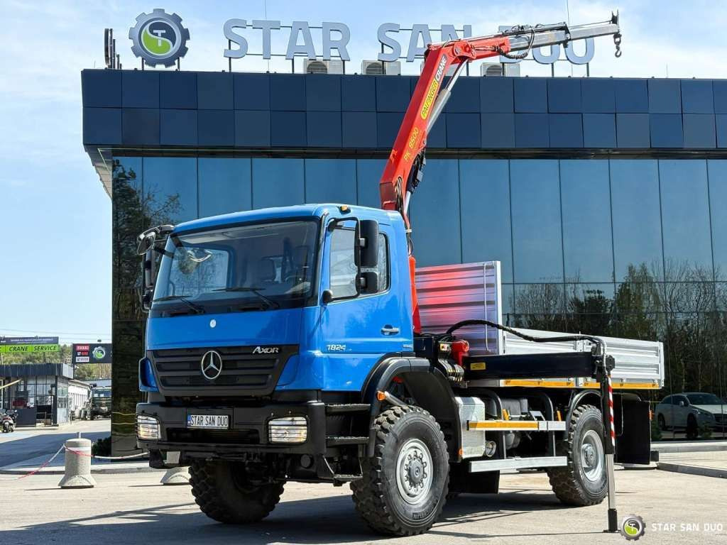 Mercedes-Benz AXOR 1824 4x4 PALFINGER PK 8500 Crane Kran - Автоманипулятор: фото 1 Mercedes-Benz AXOR 1824 4x4 PALFINGER PK 8500 Crane Kran - Автоманипулятор: фото 1