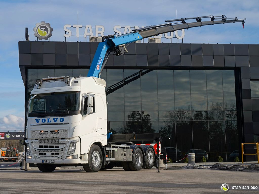 Volvo FH 550 6x2 HMF 3220 K-8 CRANE WINCH EURO 6 ! - Тягач: фото 1 Volvo FH 550 6x2 HMF 3220 K-8 CRANE WINCH EURO 6 ! - Тягач: фото 1