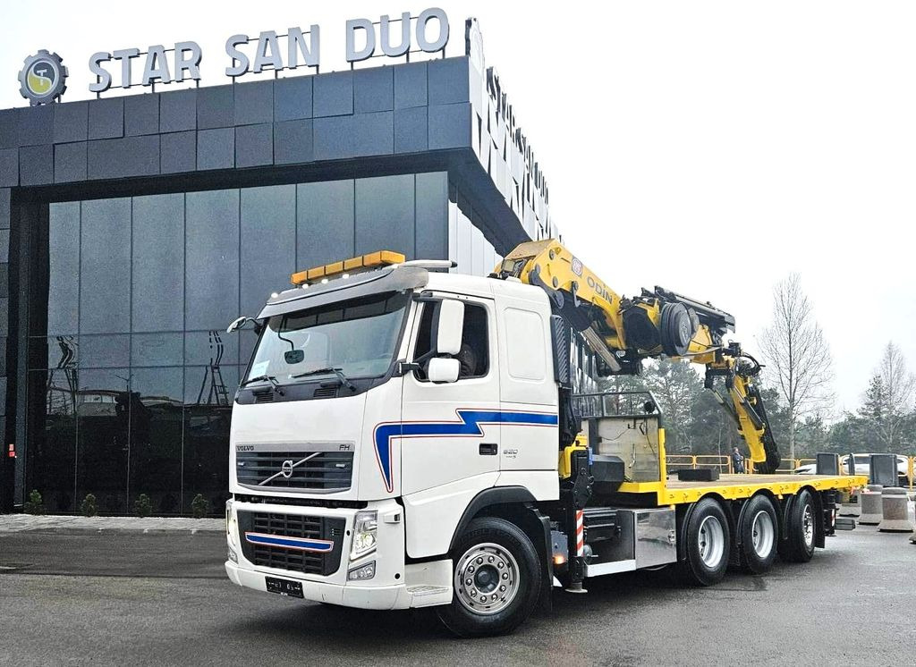 Volvo FH 520 8x4 HMF ODIN K6 EURO 5 FLY JIB KRAN CRANE - Автоманипулятор, Грузовик бортовой/ Платформа: фото 1 Volvo FH 520 8x4 HMF ODIN K6 EURO 5 FLY JIB KRAN CRANE - Автоманипулятор, Грузовик бортовой/ Платформа: фото 1