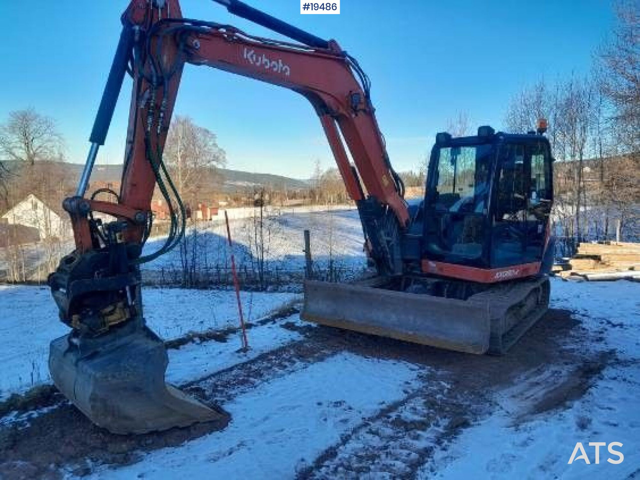 Kubota KX080-4 - Экскаватор: фото 1 Kubota KX080-4 - Экскаватор: фото 1