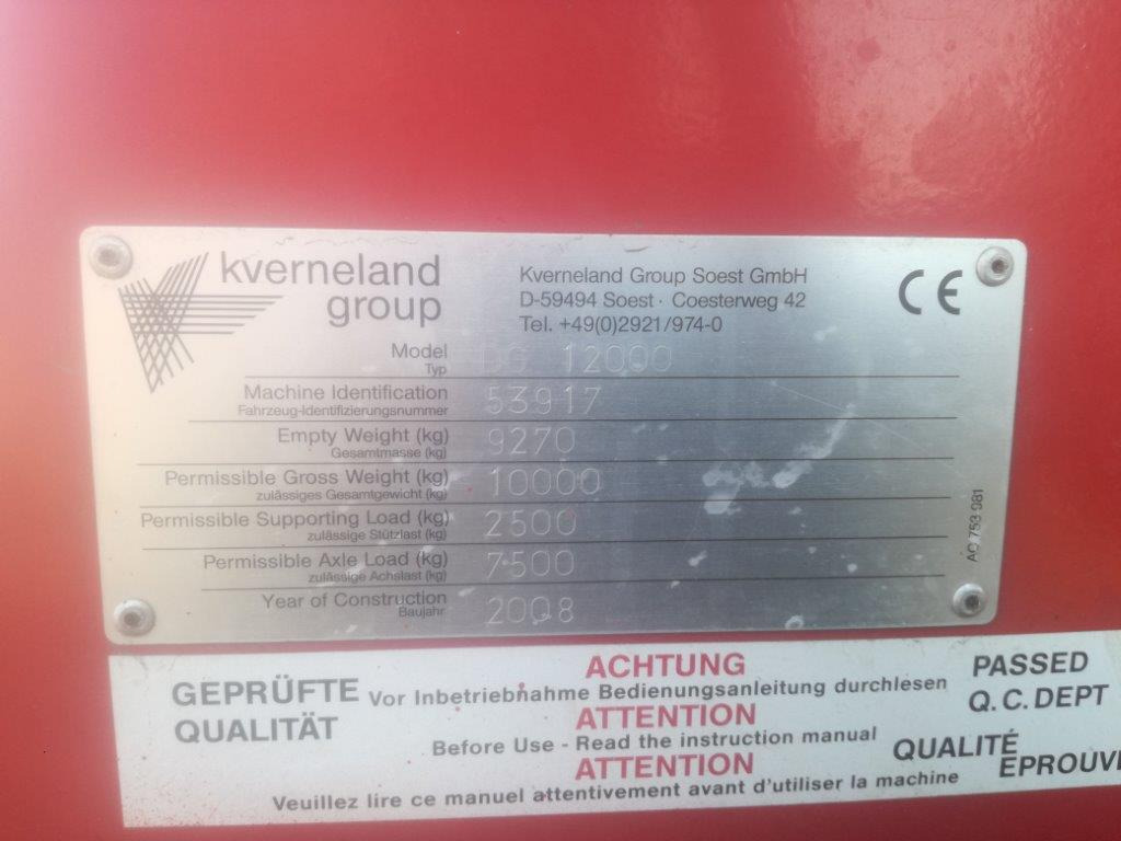 Kverneland DG 12000 - Сеялка: фото 2 Kverneland DG 12000 - Сеялка: фото 2