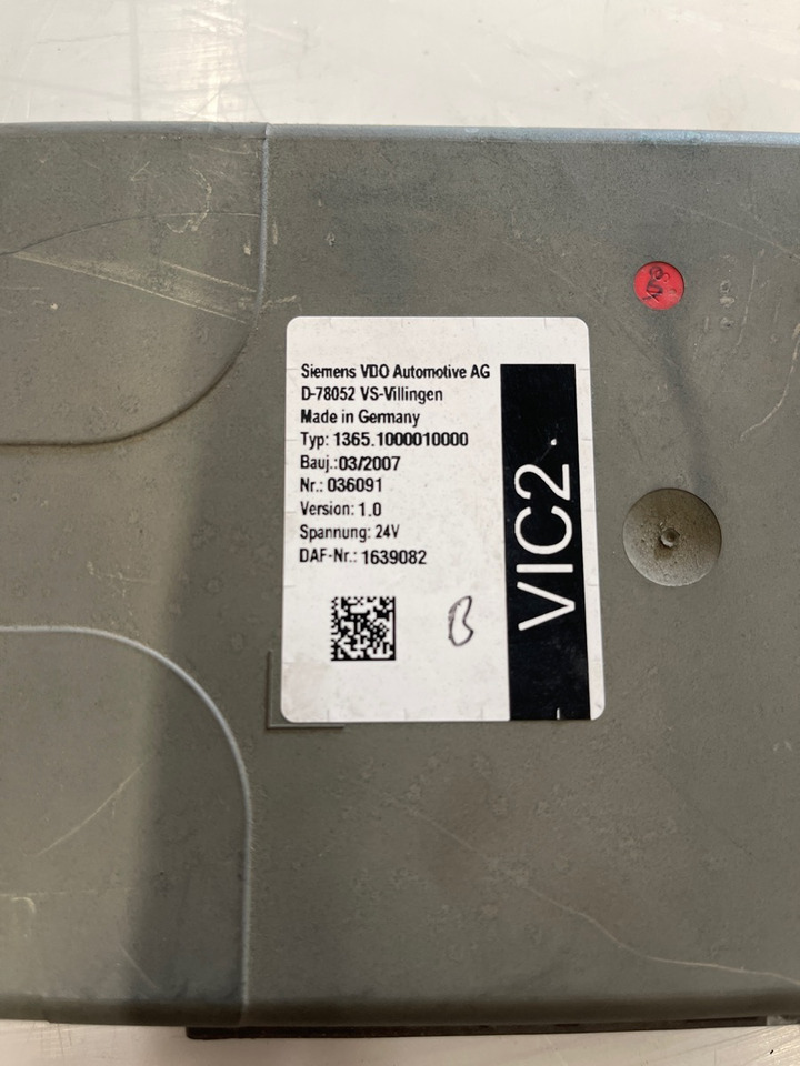 DAF VIC2 1639082 - Электрическая система для Грузовиков: фото 1