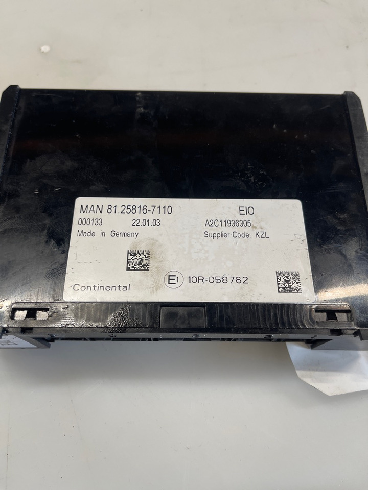 MAN EIO ECU 81.25816-7110 - Электрическая система для Грузовиков: фото 1 MAN EIO ECU 81.25816-7110 - Электрическая система для Грузовиков: фото 1