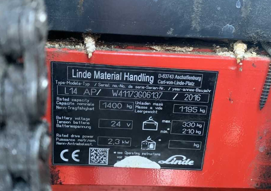 Linde L14AP в лизинг Linde L14AP: фото 7