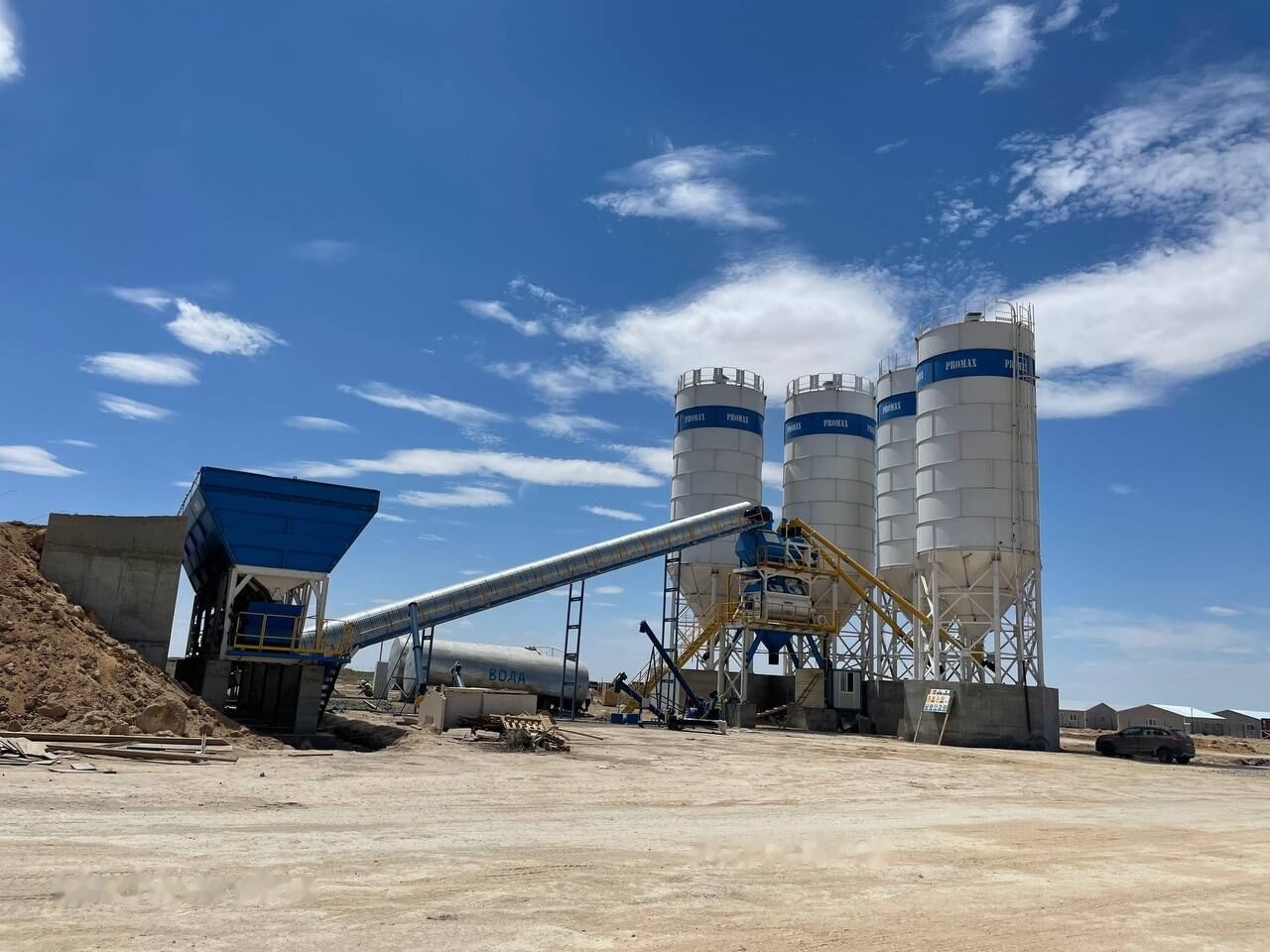 Promax Stationary Concrete Batching Plant S200-TWN (200m3/h) - Бетонный завод: фото 1 Promax Stationary Concrete Batching Plant S200-TWN (200m3/h) - Бетонный завод: фото 1