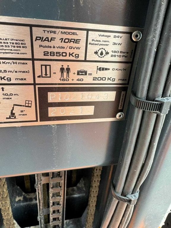 ATN PIAF 10RE / Mastbühne / 9,9m /seitlich 3,5m  в лизинг ATN PIAF 10RE / Mastbühne / 9,9m /seitlich 3,5m: фото 8