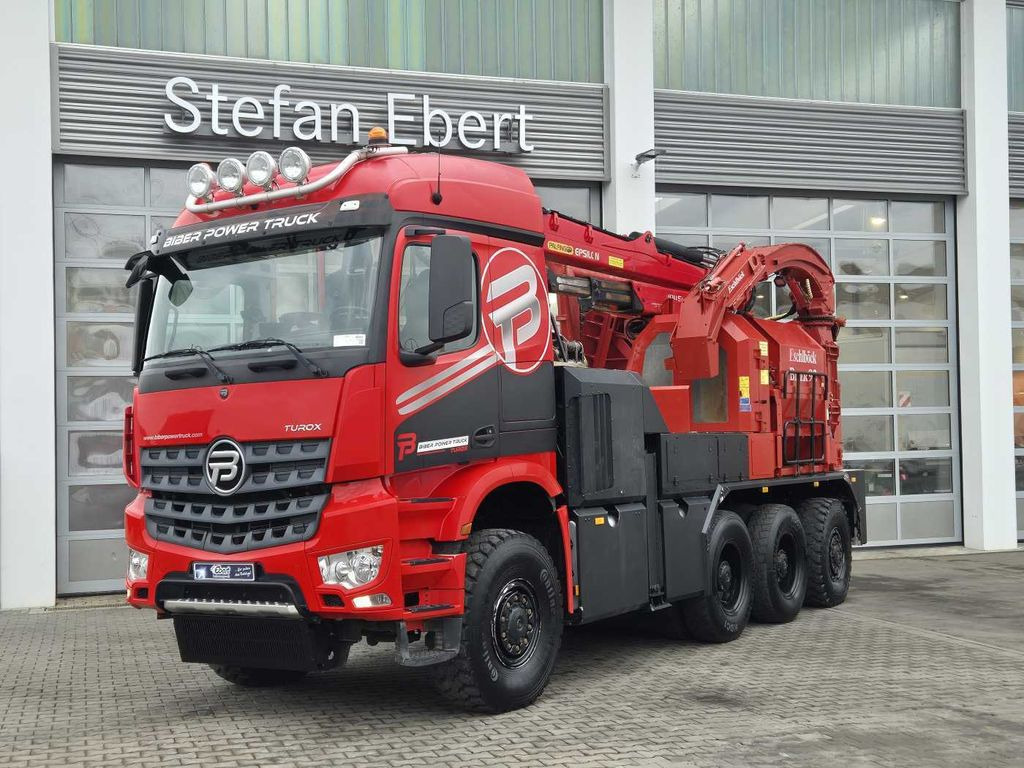 Mercedes-Benz TUROX 8x8 Eschlböck Biber 92 Holzhacker / 1.512h - Грузовик: фото 1 Mercedes-Benz TUROX 8x8 Eschlböck Biber 92 Holzhacker / 1.512h - Грузовик: фото 1
