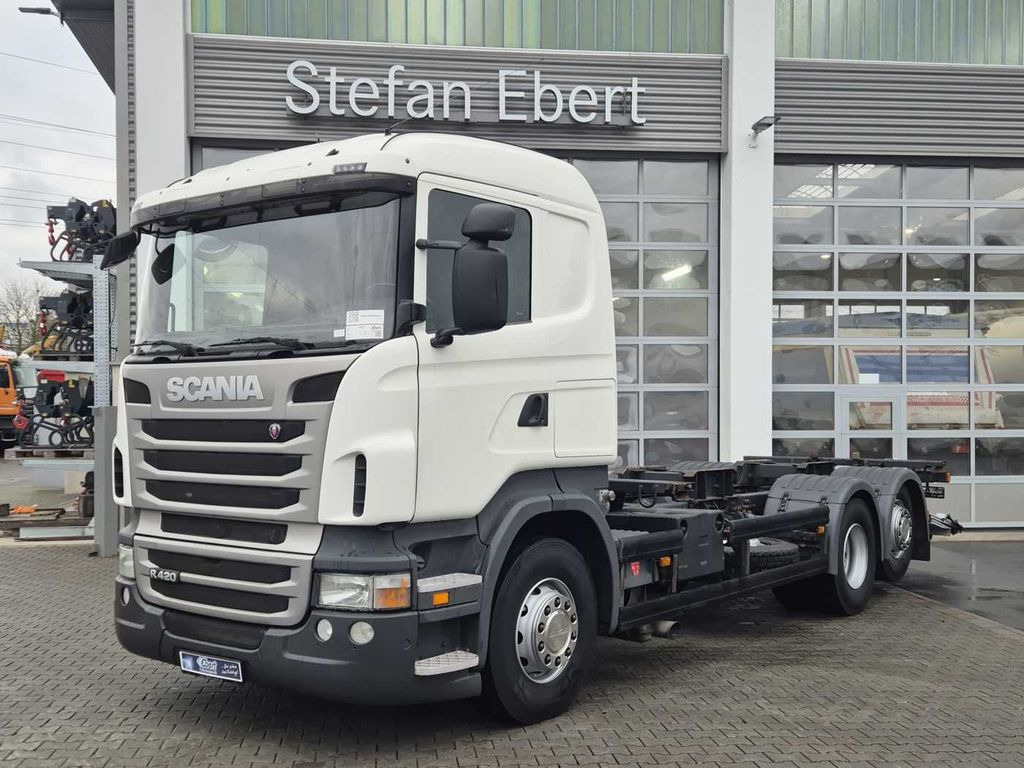 Scania R 420 LB6x2MNB BDF Retarder Liftachse Bett - Грузовик-контейнеровоз/ Сменный кузов: фото 1 Scania R 420 LB6x2MNB BDF Retarder Liftachse Bett - Грузовик-контейнеровоз/ Сменный кузов: фото 1