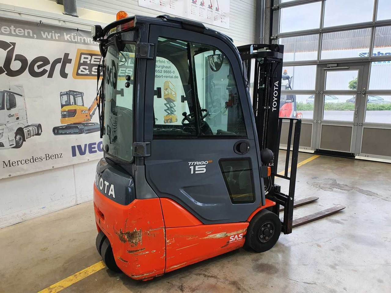 Toyota 8FBET15 / Batterie 07/2023 / HH: 4.3m! / 2.849h - Электропогрузчик: фото 3 Toyota 8FBET15 / Batterie 07/2023 / HH: 4.3m! / 2.849h - Электропогрузчик: фото 3