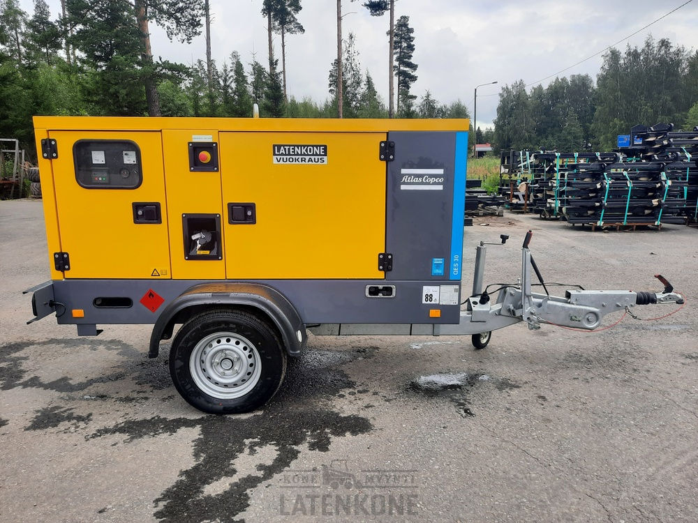 Atlas Copco QES 30 50 Hz Generaattori vetovarustuksella ID 4349 - Электрогенератор: фото 1 Atlas Copco QES 30 50 Hz Generaattori vetovarustuksella ID 4349 - Электрогенератор: фото 1