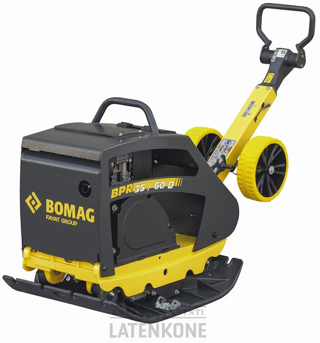 Bomag BPR35/60DE tärylätkä renkailla - Виброплита: фото 1 Bomag BPR35/60DE tärylätkä renkailla - Виброплита: фото 1
