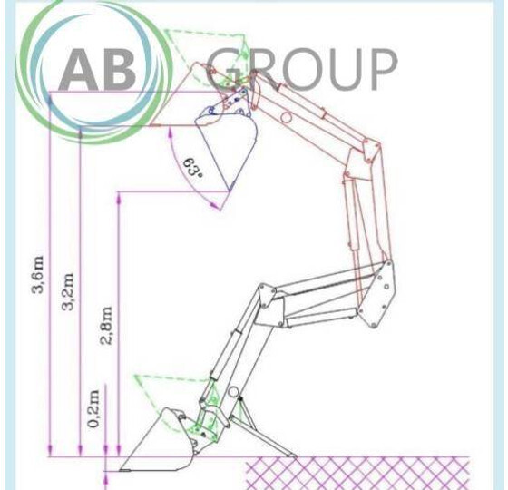Hydrometal ładowacz czołowy AT-20 - Фронтальный погрузчик для трактора: фото 1