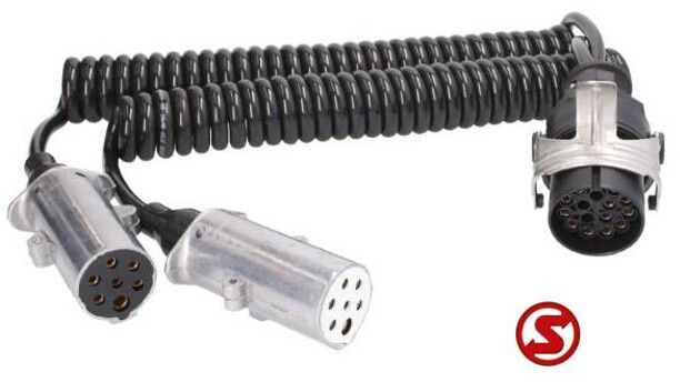 Diversen Spiraalkabel 15Polig 2X7polig - Кабели/ Провода для Грузовиков: фото 1