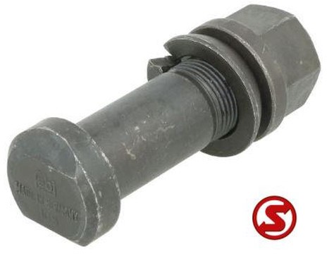Diversen Wielbout M22x1.5 91mm + moer - Колесный болт для Грузовиков: фото 1 Diversen Wielbout M22x1.5 91mm + moer - Колесный болт для Грузовиков: фото 1