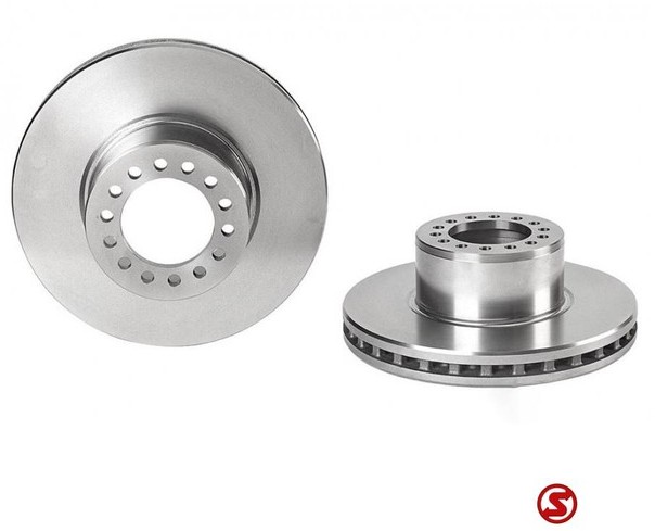 Mercedes-Benz Occ Remschijf Mercedes Atego vooras - Тормозной диск для Грузовиков: фото 1