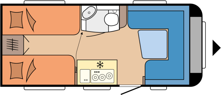 Hobby DE LUXE 460 LU - Прицеп дача: фото 1 Hobby DE LUXE 460 LU - Прицеп дача: фото 1