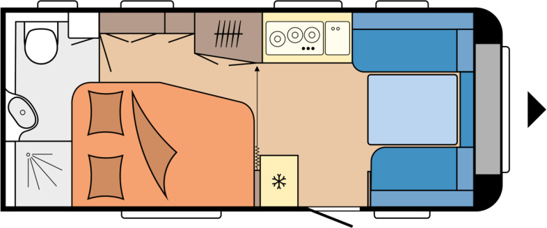Hobby DE LUXE 495 WFB - Прицеп дача: фото 1 Hobby DE LUXE 495 WFB - Прицеп дача: фото 1
