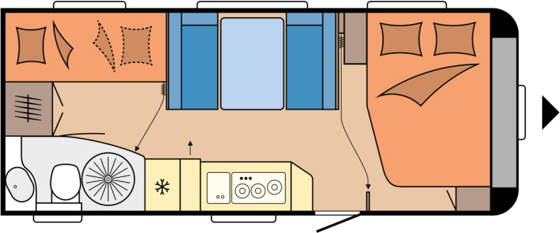 Hobby DE LUXE 545 KMF - Прицеп дача: фото 1 Hobby DE LUXE 545 KMF - Прицеп дача: фото 1