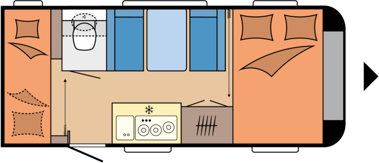 Hobby ONTOUR 470 KMF - Прицеп дача: фото 1 Hobby ONTOUR 470 KMF - Прицеп дача: фото 1