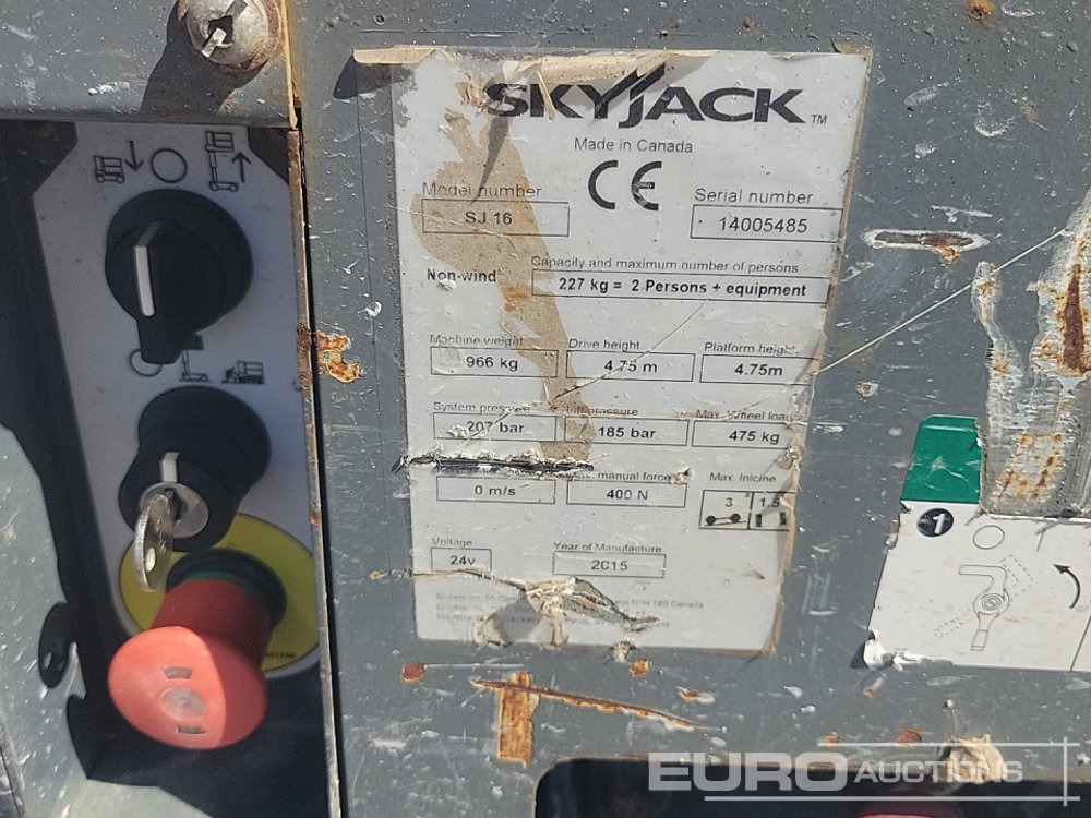 Подъёмник 2015 SkyJack SJ16: фото 22