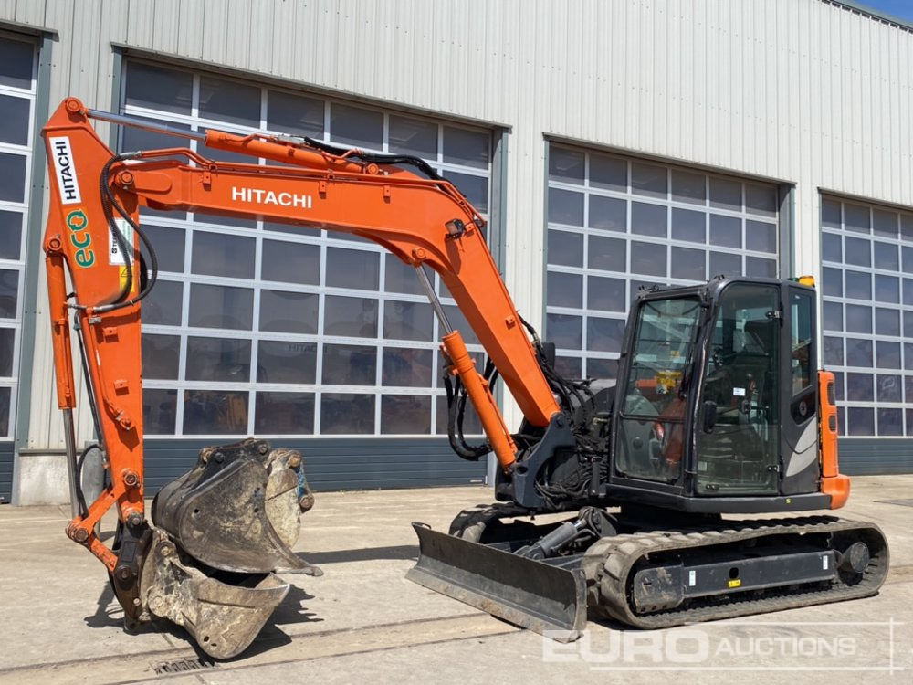 2017 Hitachi ZX85USB-5A - Мини-экскаватор: фото 1 2017 Hitachi ZX85USB-5A - Мини-экскаватор: фото 1