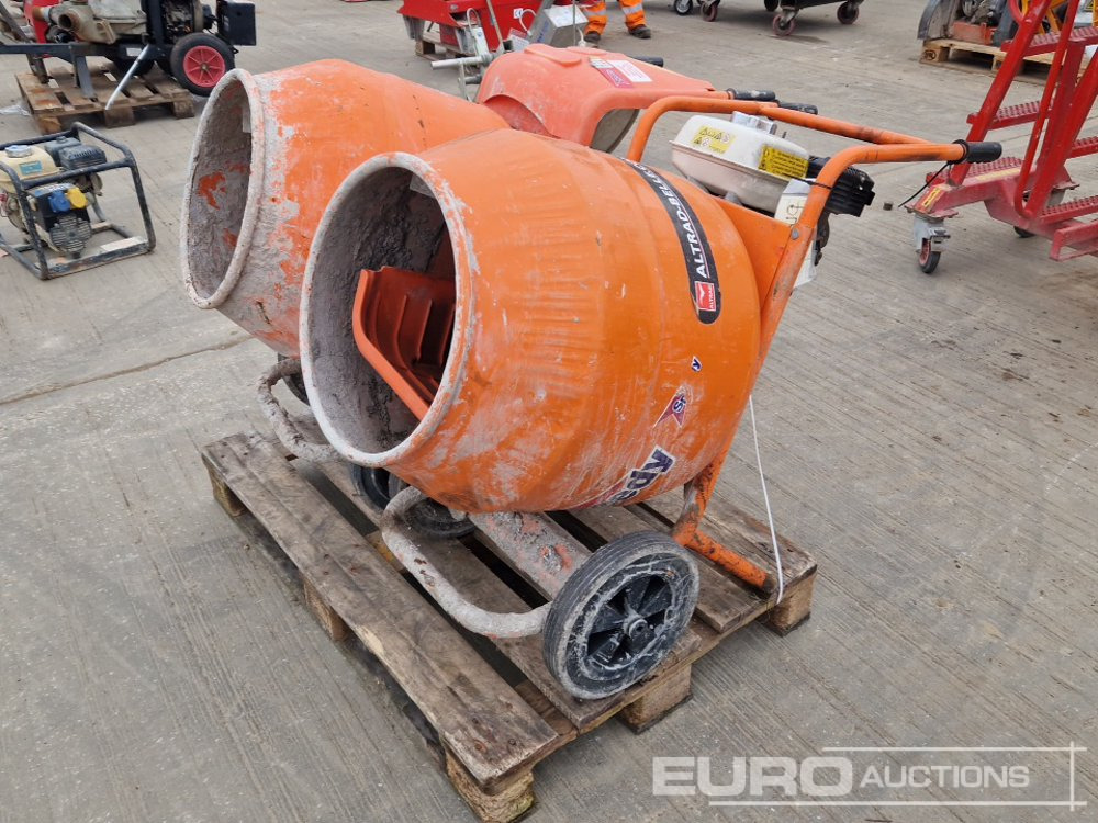 Altrad Minimix 150 Petrol Cement Mixer, Honda Engine (Spares). 110Volt Cement Mixer - Бетономешалка: фото 1 Altrad Minimix 150 Petrol Cement Mixer, Honda Engine (Spares). 110Volt Cement Mixer - Бетономешалка: фото 1