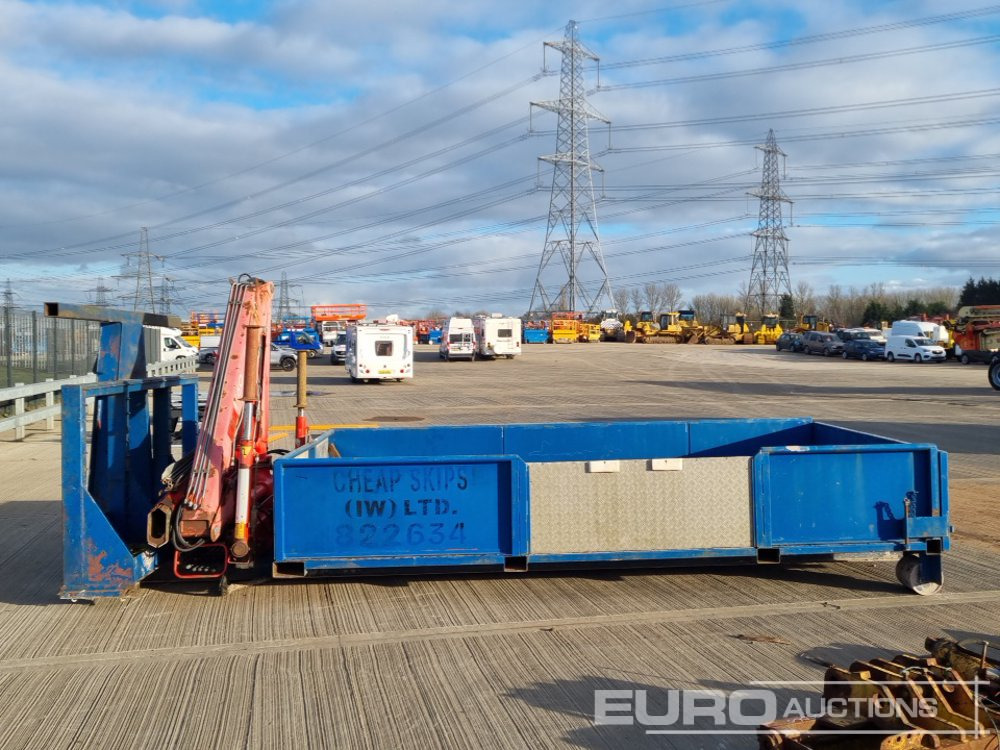 RORO Skip Body, Fassi F60 Hydraulic Loading Crane - Контейнер для мультилифта: фото 2 RORO Skip Body, Fassi F60 Hydraulic Loading Crane - Контейнер для мультилифта: фото 2