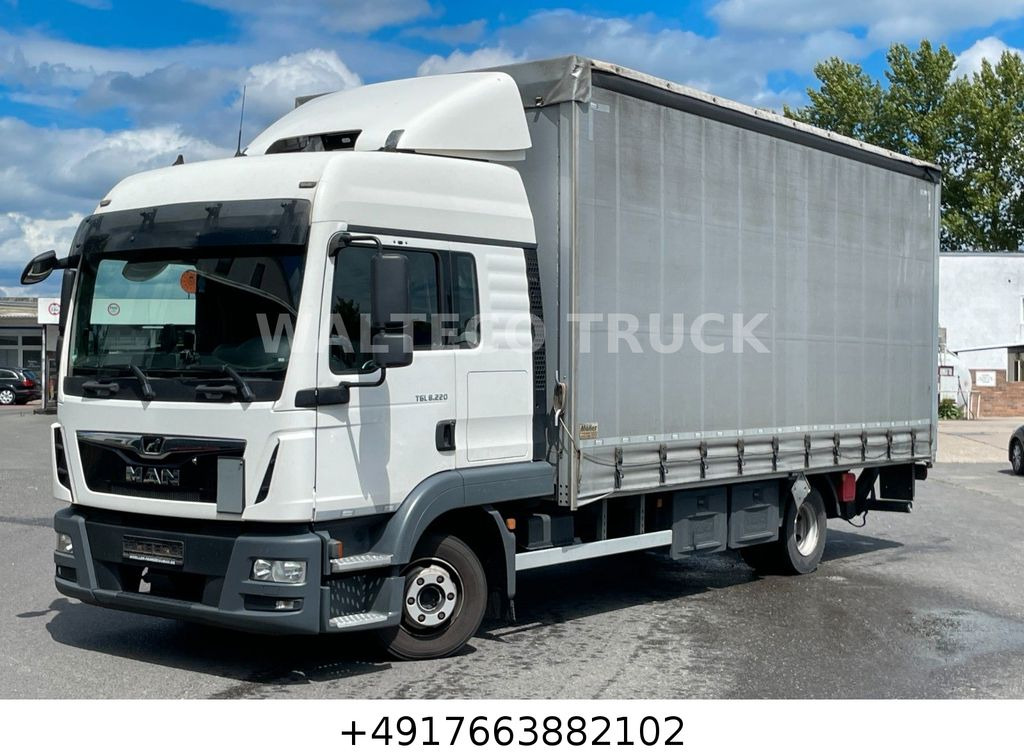MAN TGL 8.220/Plane 6.1m/Schlafkabine/AHK/LBW - Тентованный фургон: фото 1 MAN TGL 8.220/Plane 6.1m/Schlafkabine/AHK/LBW - Тентованный фургон: фото 1