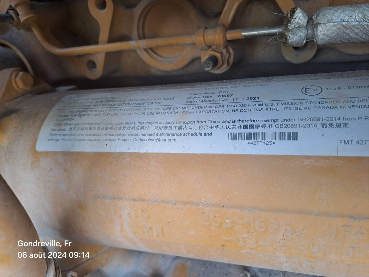 CAT 980XE в лизинг CAT 980XE: фото 9