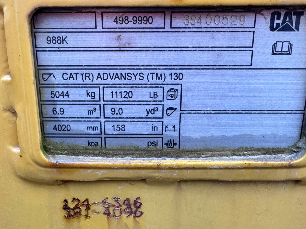 CAT 988K в лизинг CAT 988K: фото 13