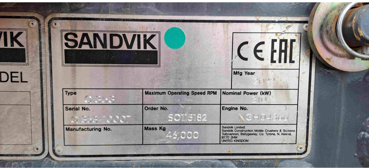 SANDVIK MINING & CONSTRUCTION QI353 в лизинг SANDVIK MINING & CONSTRUCTION QI353: фото 6