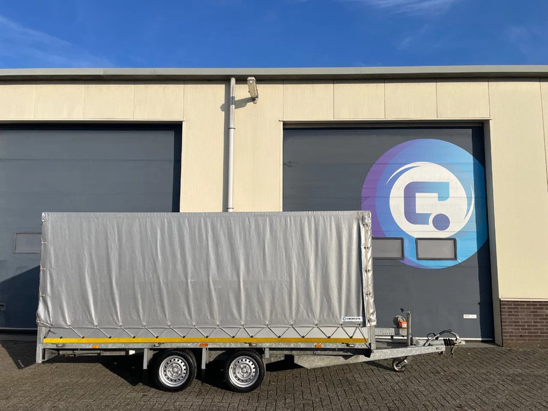 EDUARD P4 Plateauwagen met huifopbouw - Oprijplaten - Lier - ALU borden - Zeer mooie aanhangwagen - Тентованный прицеп: фото 1 EDUARD P4 Plateauwagen met huifopbouw - Oprijplaten - Lier - ALU borden - Zeer mooie aanhangwagen - Тентованный прицеп: фото 1